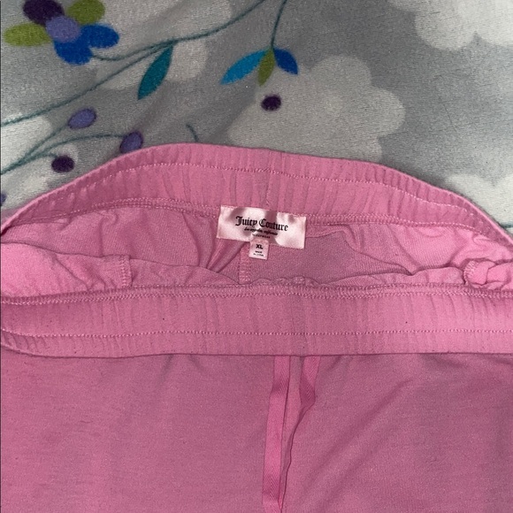 Juicy Couture Pink Lounge Bottoms with Silver Logo - Picture 4 of 4